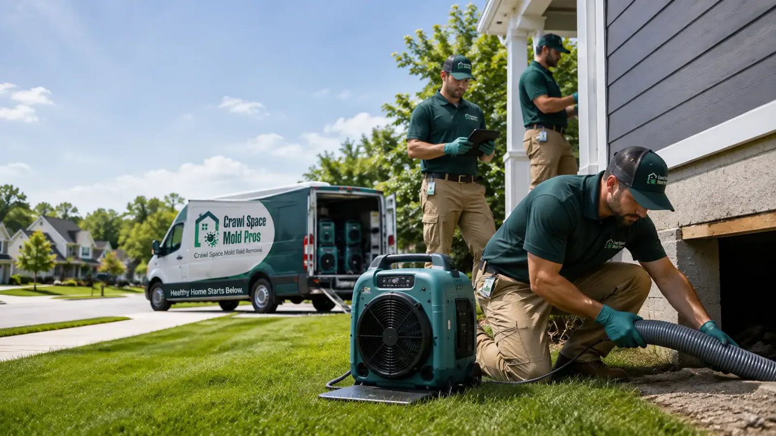 Crawl Space Mold Removal in Rosamond, IL